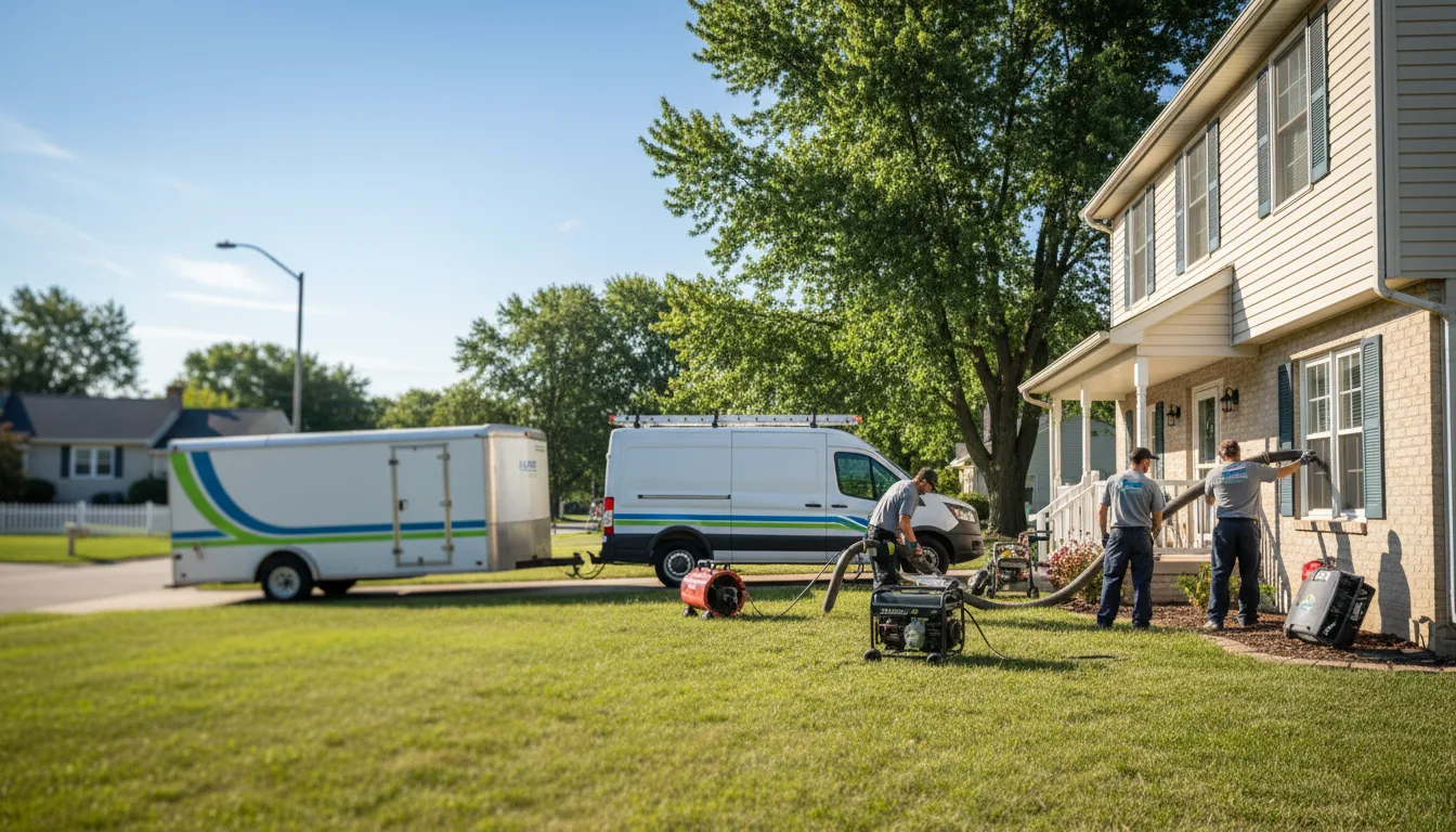 Flooded Basement Restoration And Cleanup With Repair in Pickerel, WI near me